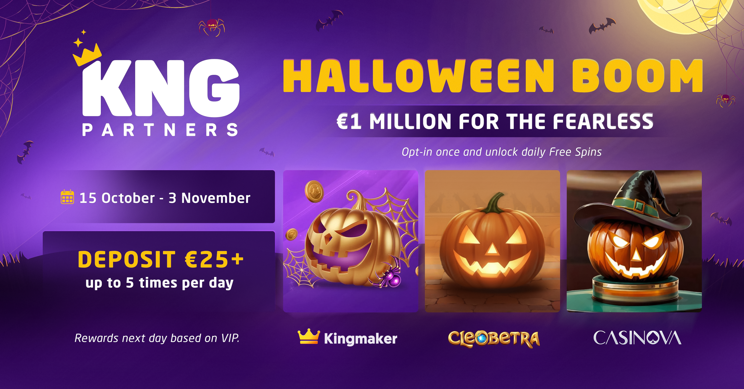 Halloween Boom: €1M for the Fearless
